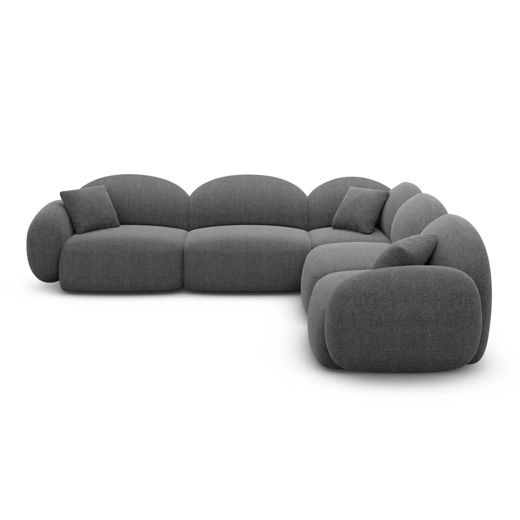 Strukturstoff Ecksofa Lumira – Bild 21