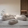 Strukturstoff Ecksofa Lumira – Bild 5