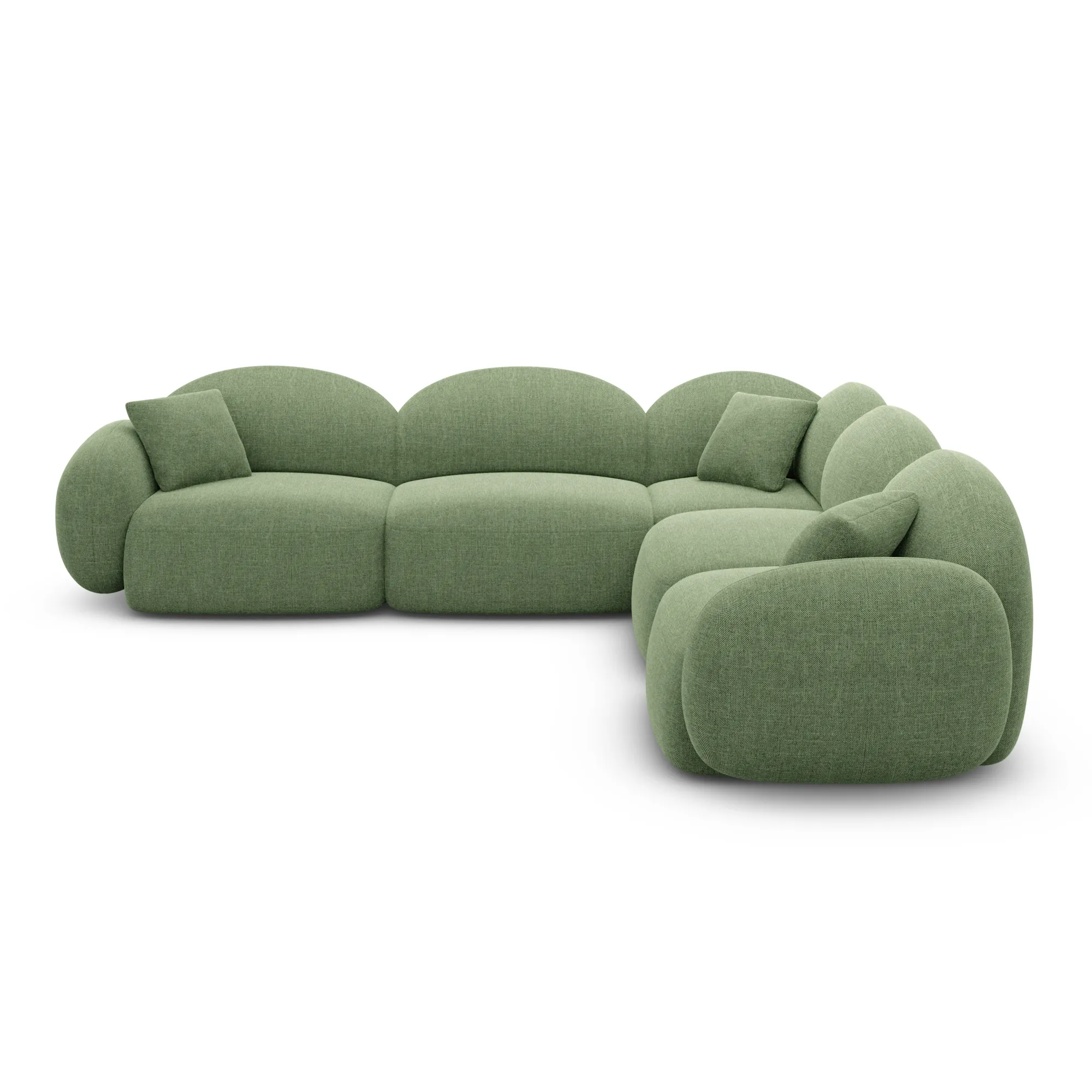Strukturstoff Ecksofa Lumira – Bild 39