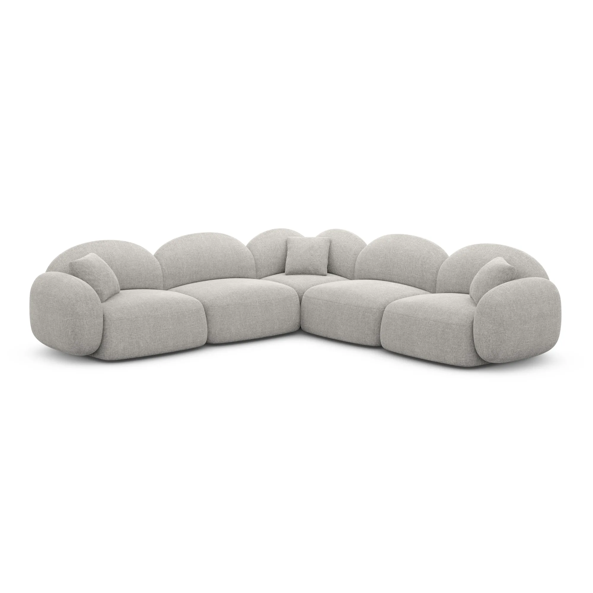 Strukturstoff Ecksofa Lumira – Bild 14