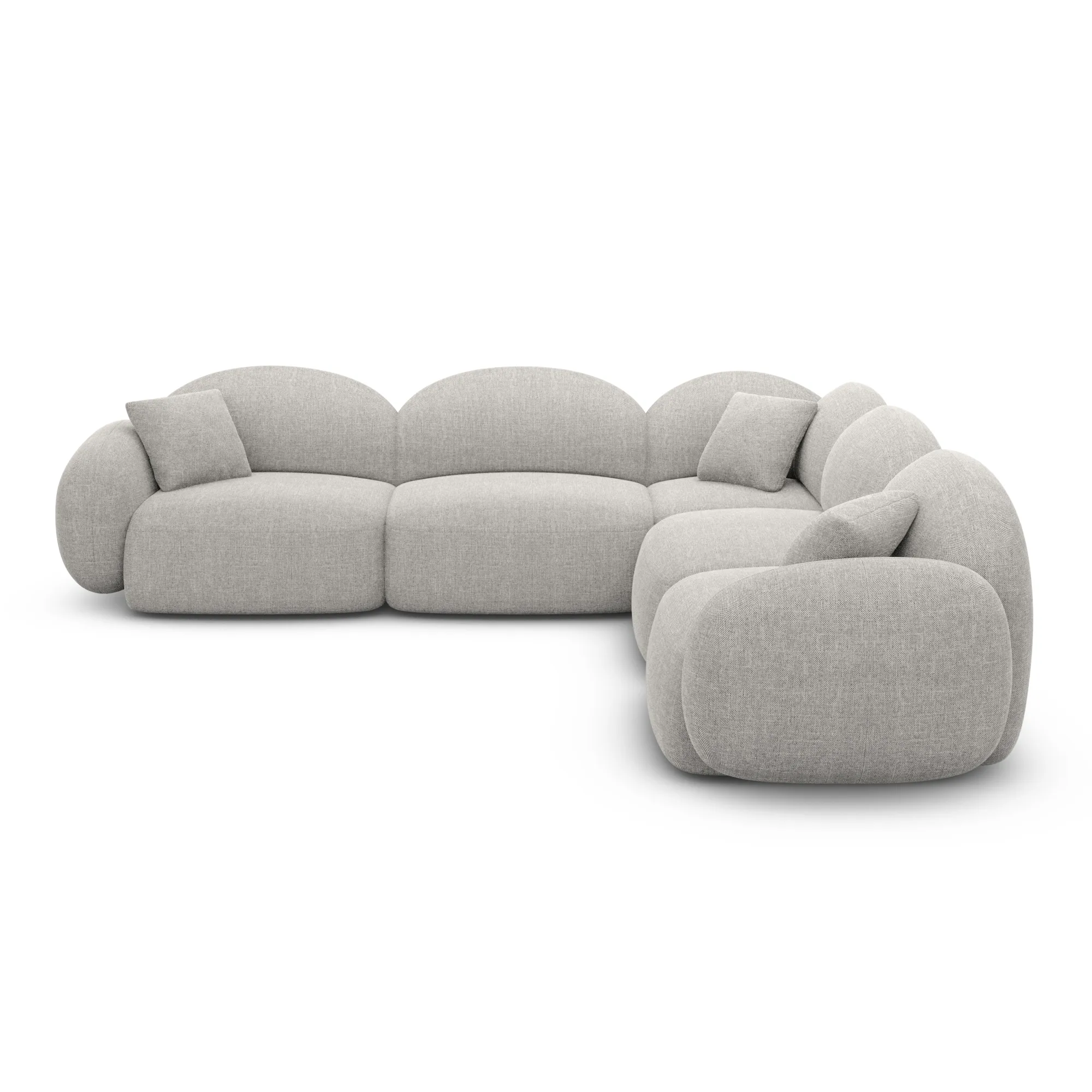 Strukturstoff Ecksofa Lumira – Bild 15