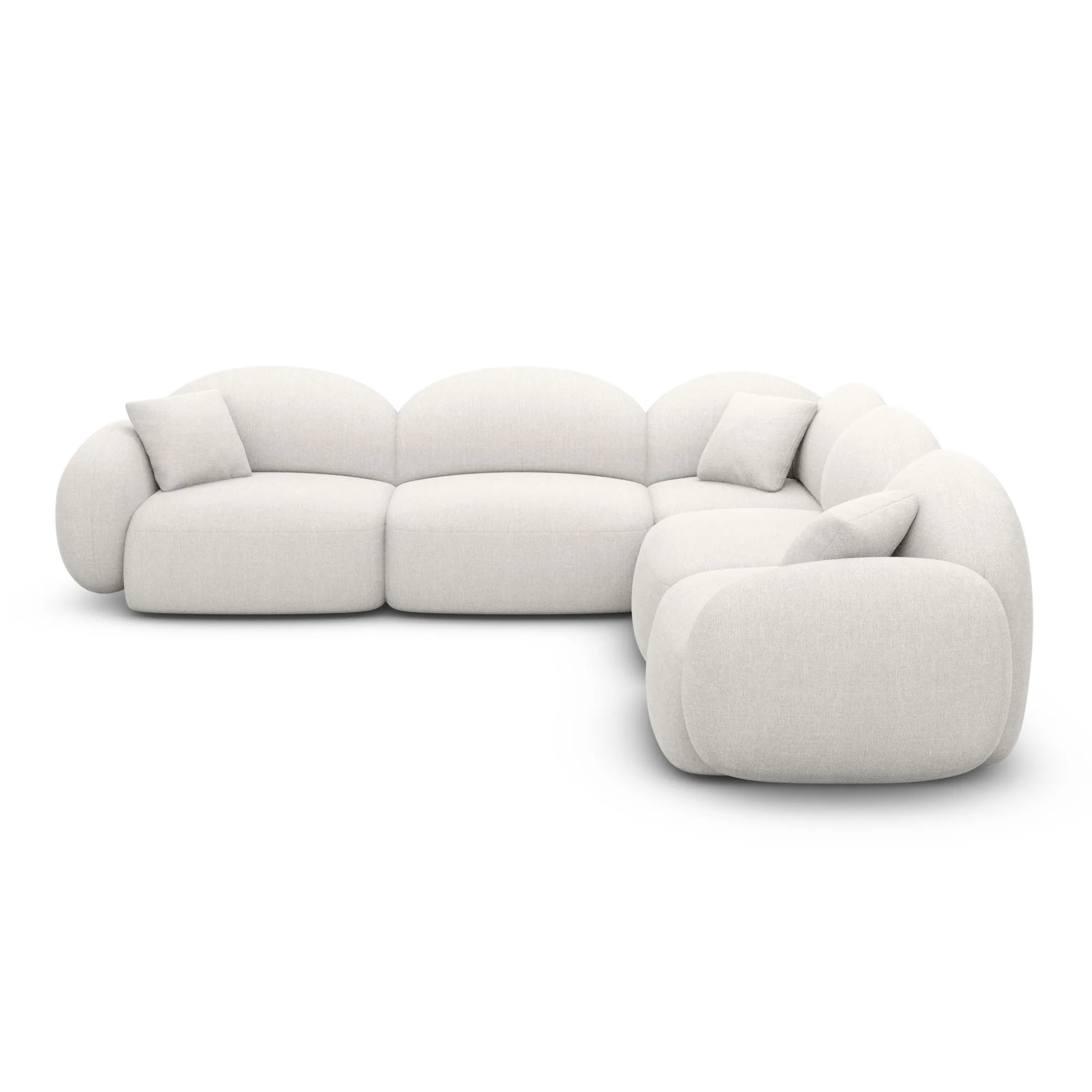 Strukturstoff Ecksofa Lumira – Bild 18