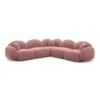 Samtstoff Ecksofa Lumira – Bild 13