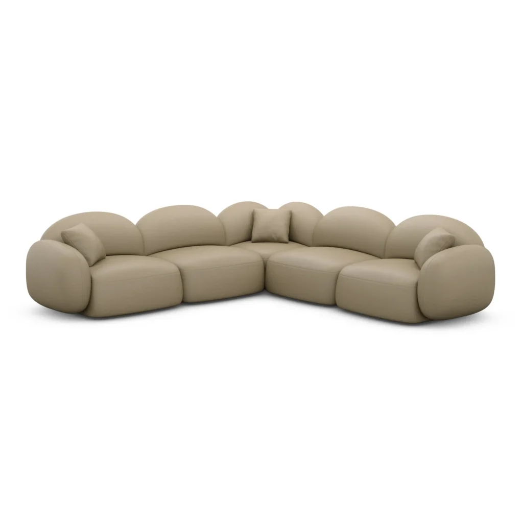Kunstleder Ecksofa Lumira