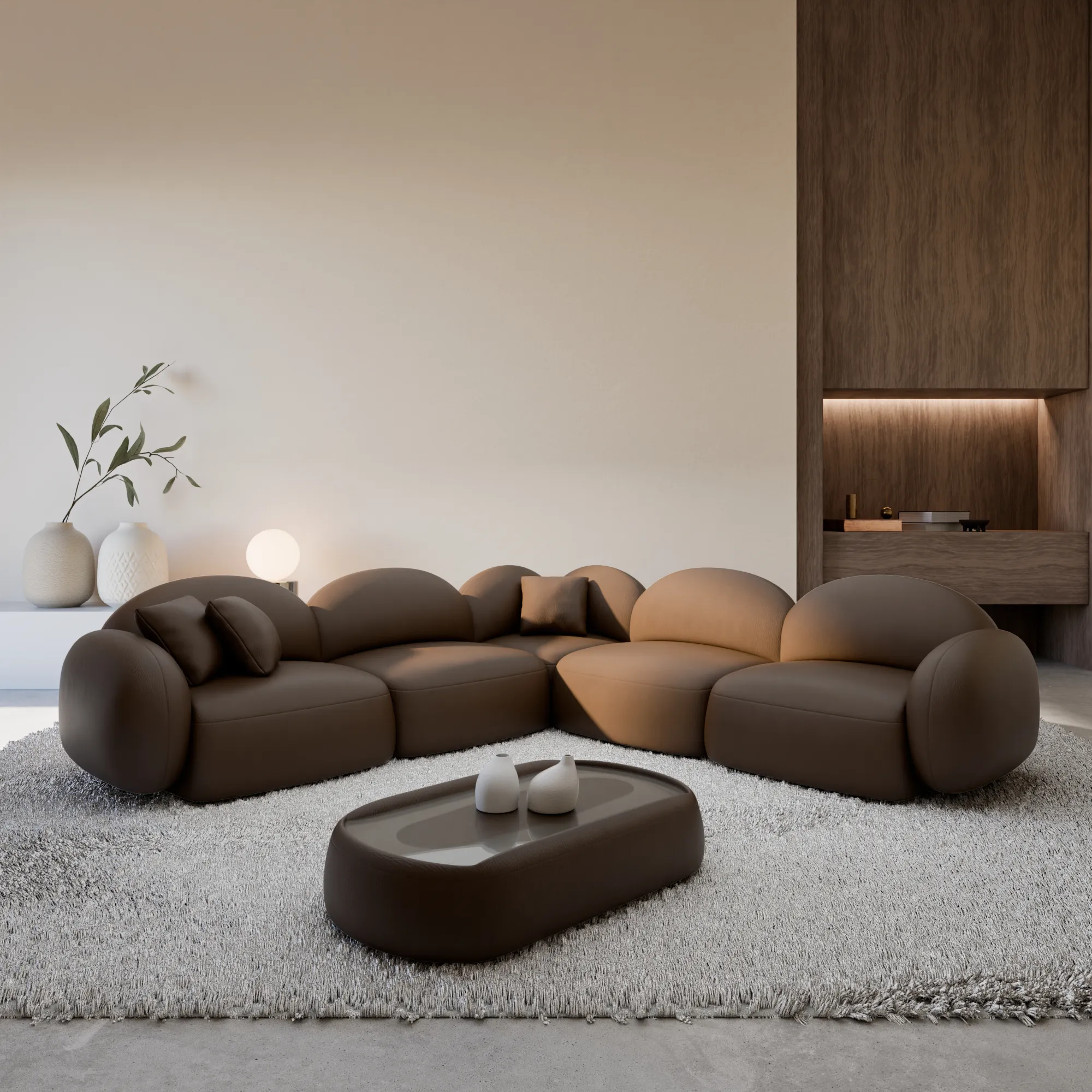 Kunstleder Ecksofa Lumira – Bild 6