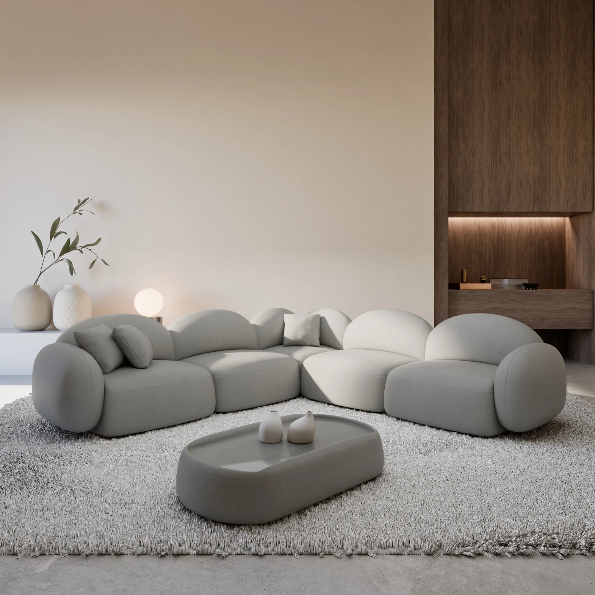Kunstleder Ecksofa Lumira – Bild 8