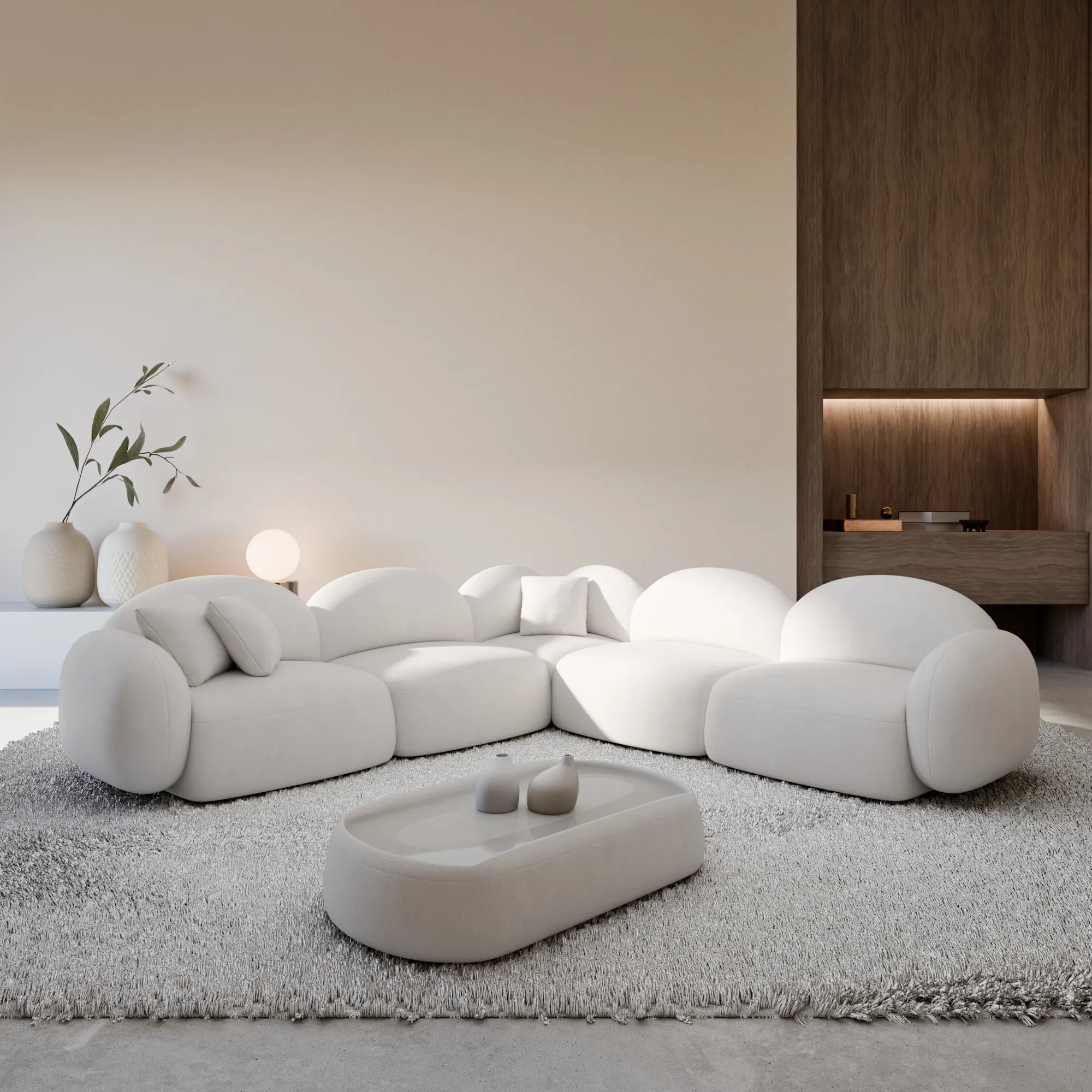 Kunstleder Ecksofa Lumira