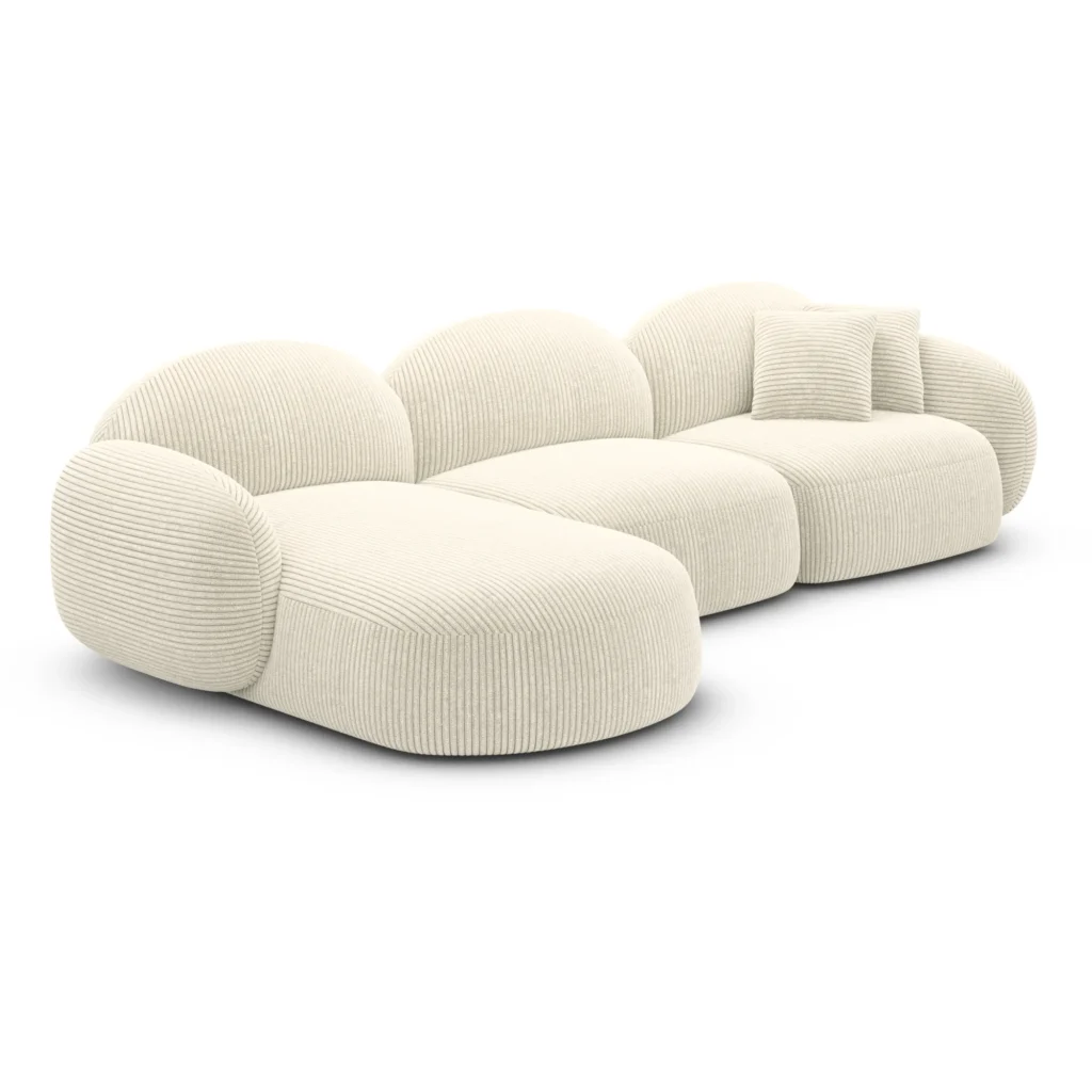 Cord L-Form Sofa Lumira