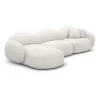 Strukturstoff L-Form Sofa Lumira – Bild 24