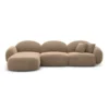 Samtstoff L-Form Sofa Lumira – Bild 71