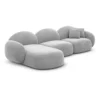 Samtstoff L-Form Sofa Lumira – Bild 82