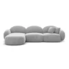 Samtstoff L-Form Sofa Lumira – Bild 83