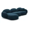 Samtstoff L-Form Sofa Lumira – Bild 85