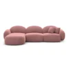 Samtstoff L-Form Sofa Lumira – Bild 89