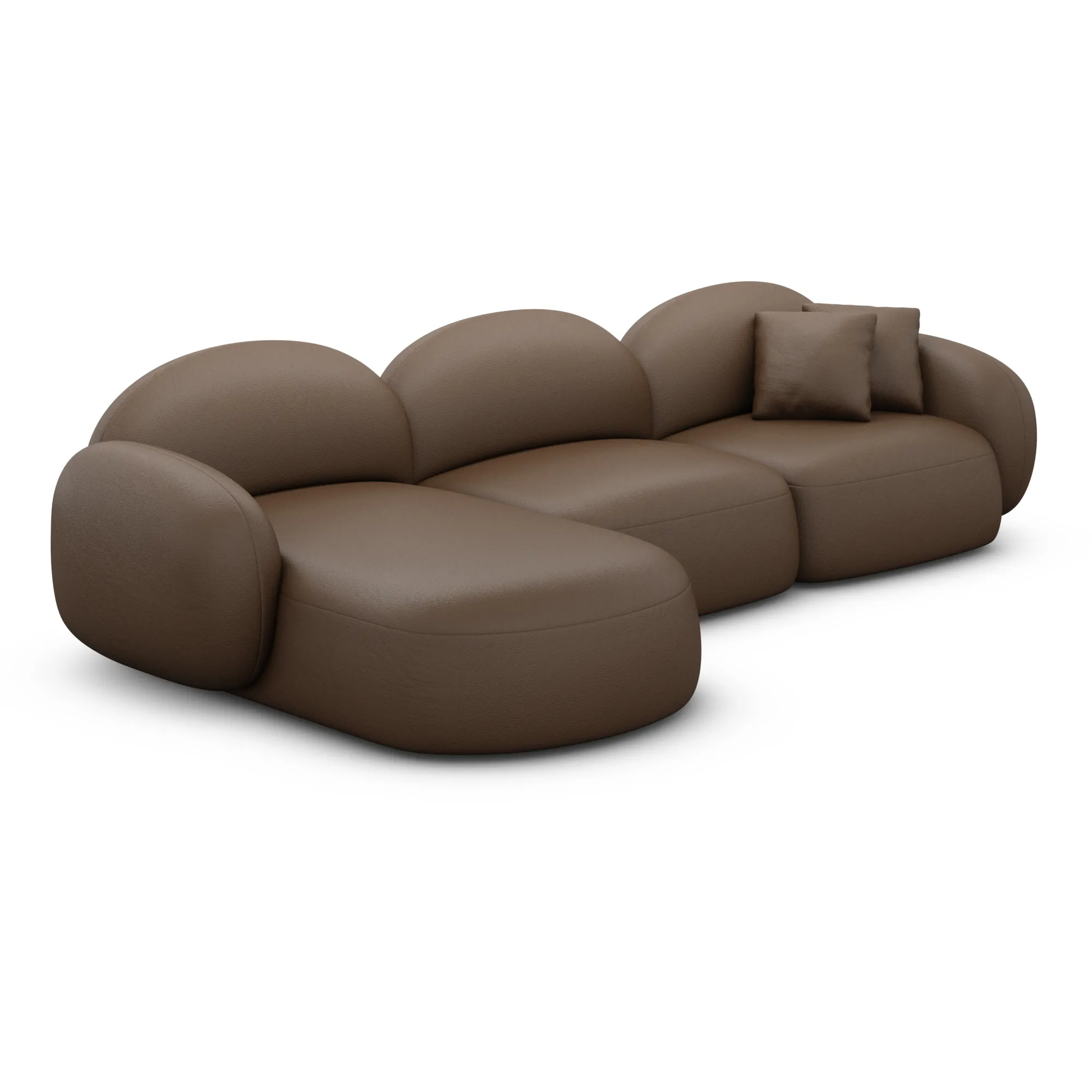 Echtleder L-Form Sofa Lumira – Bild 41
