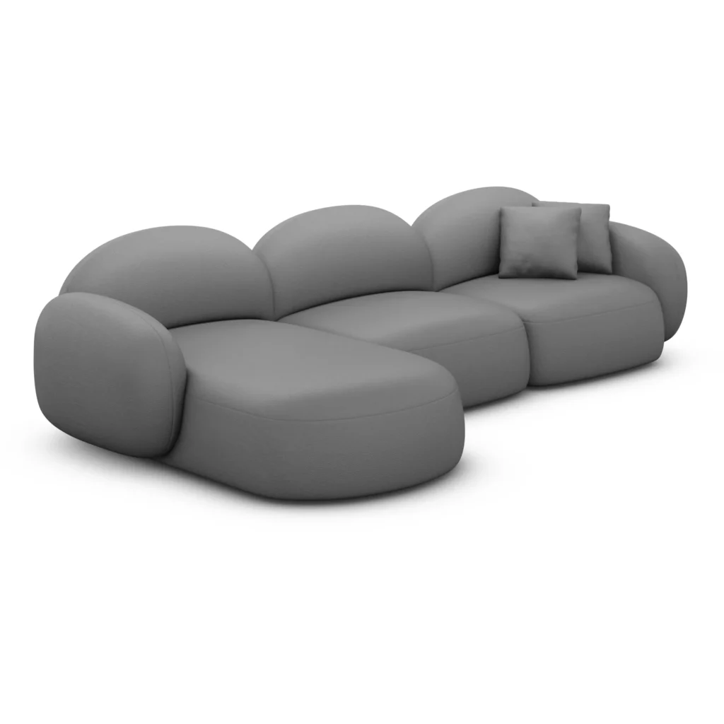 Echtleder L-Form Sofa Lumira
