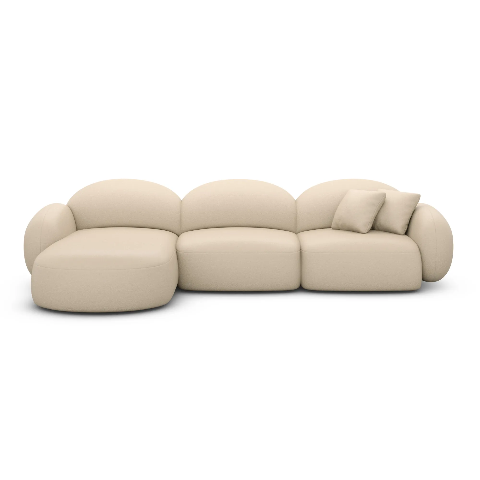 Kunstleder L-Form Sofa Lumira – Bild 48