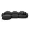 Kunstleder L-Form Sofa Lumira – Bild 51
