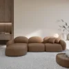 Kunstleder L-Form Sofa Lumira – Bild 5