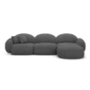 Bouclé L-Form Sofa Lumira – Bild 8