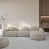 Bouclé L-Form Sofa Lumira – Bild 4