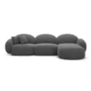 Strukturstoff L-Form Sofa Lumira – Bild 28