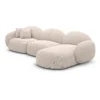 Strukturstoff L-Form Sofa Lumira – Bild 30