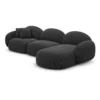 Strukturstoff L-Form Sofa Lumira – Bild 33