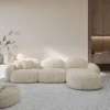 Strukturstoff L-Form Sofa Lumira – Bild 3