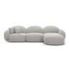 Strukturstoff L-Form Sofa Lumira – Bild 52
