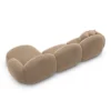 Samtstoff L-Form Sofa Lumira – Bild 36