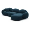 Samtstoff L-Form Sofa Lumira – Bild 49