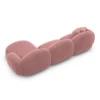 Samtstoff L-Form Sofa Lumira – Bild 54