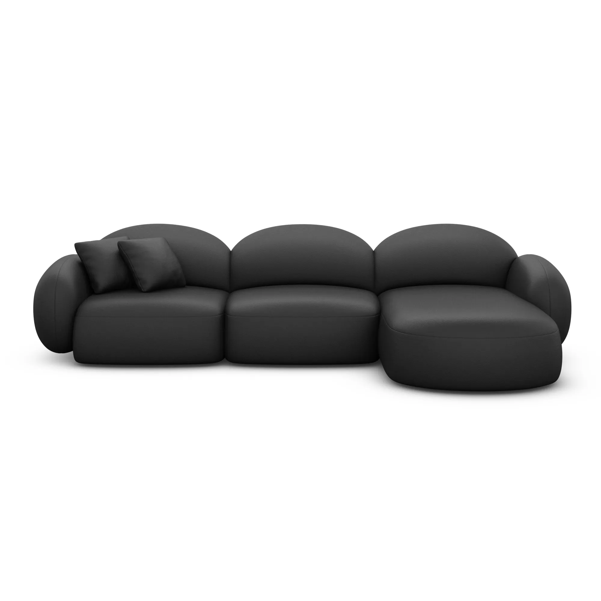 Echtleder L-Form Sofa Lumira – Bild 57