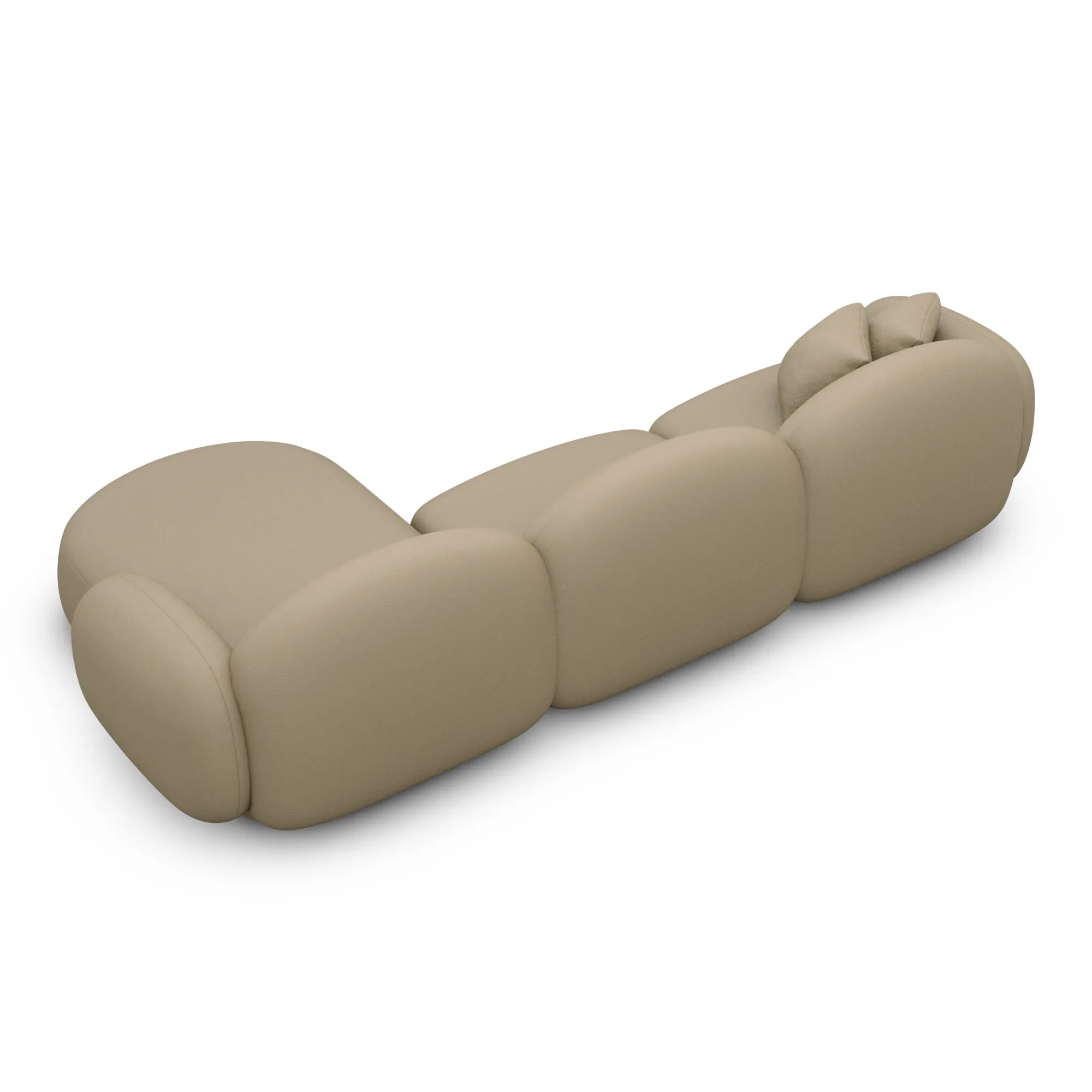 Echtleder L-Form Sofa Lumira – Bild 64