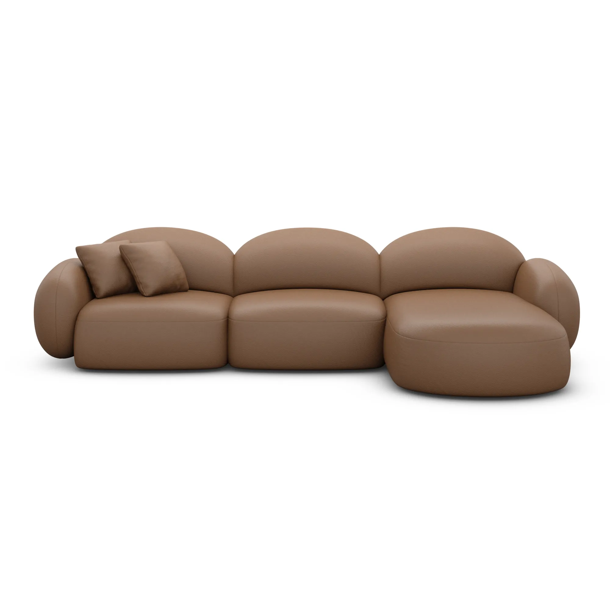 Kunstleder L-Form Sofa Lumira – Bild 30