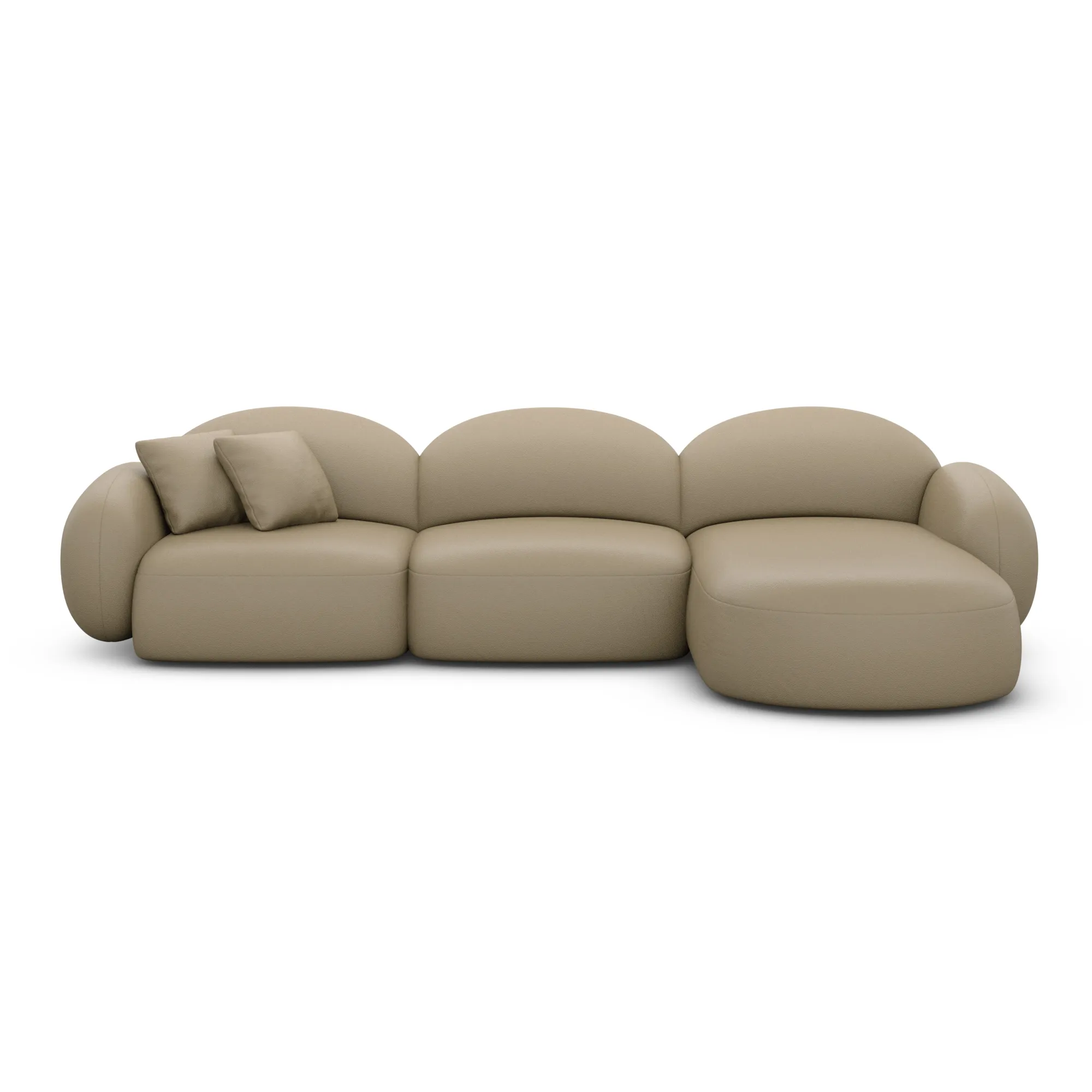 Kunstleder L-Form Sofa Lumira – Bild 33