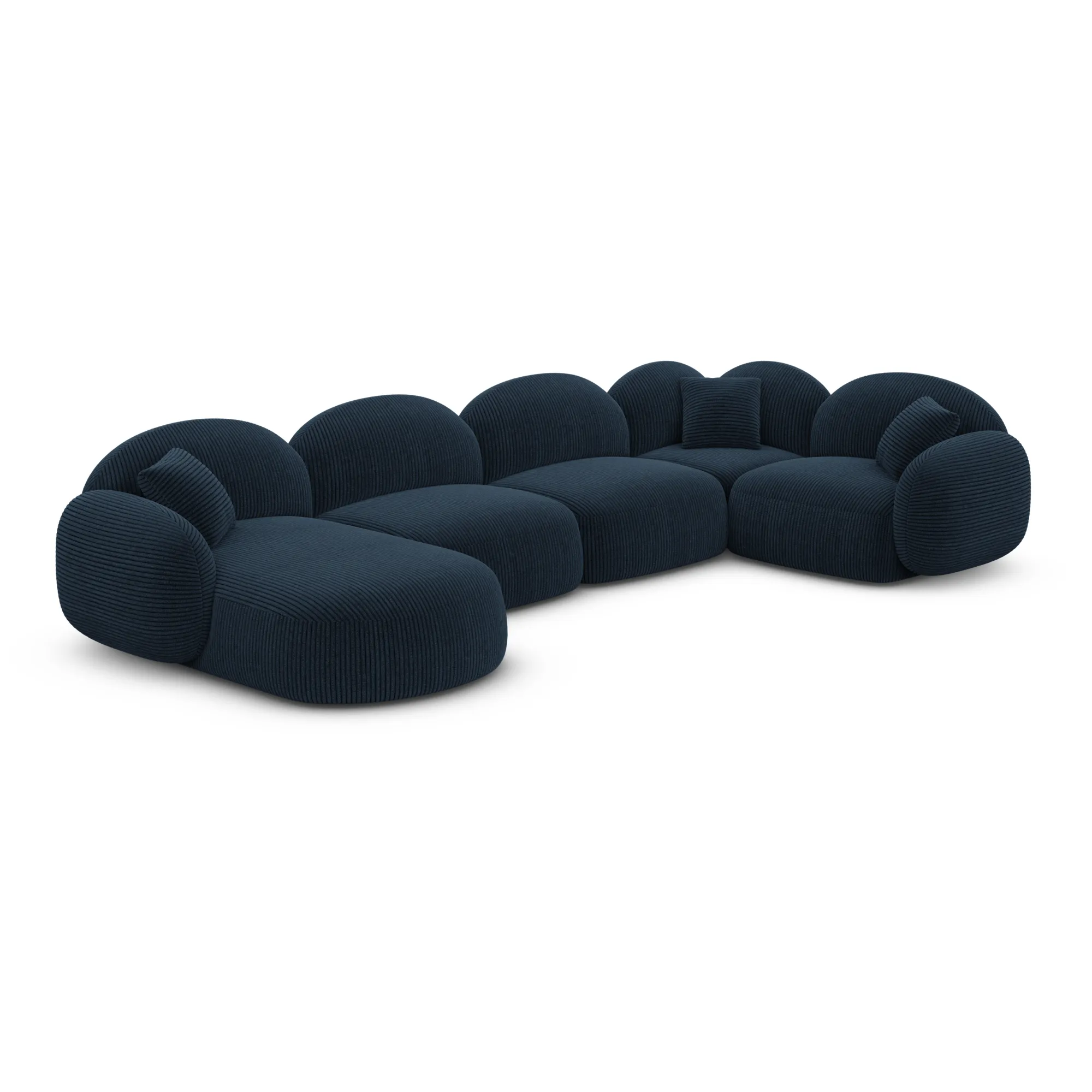 Cord U-Form XL Wohnlandschaft Lumira – Bild 30