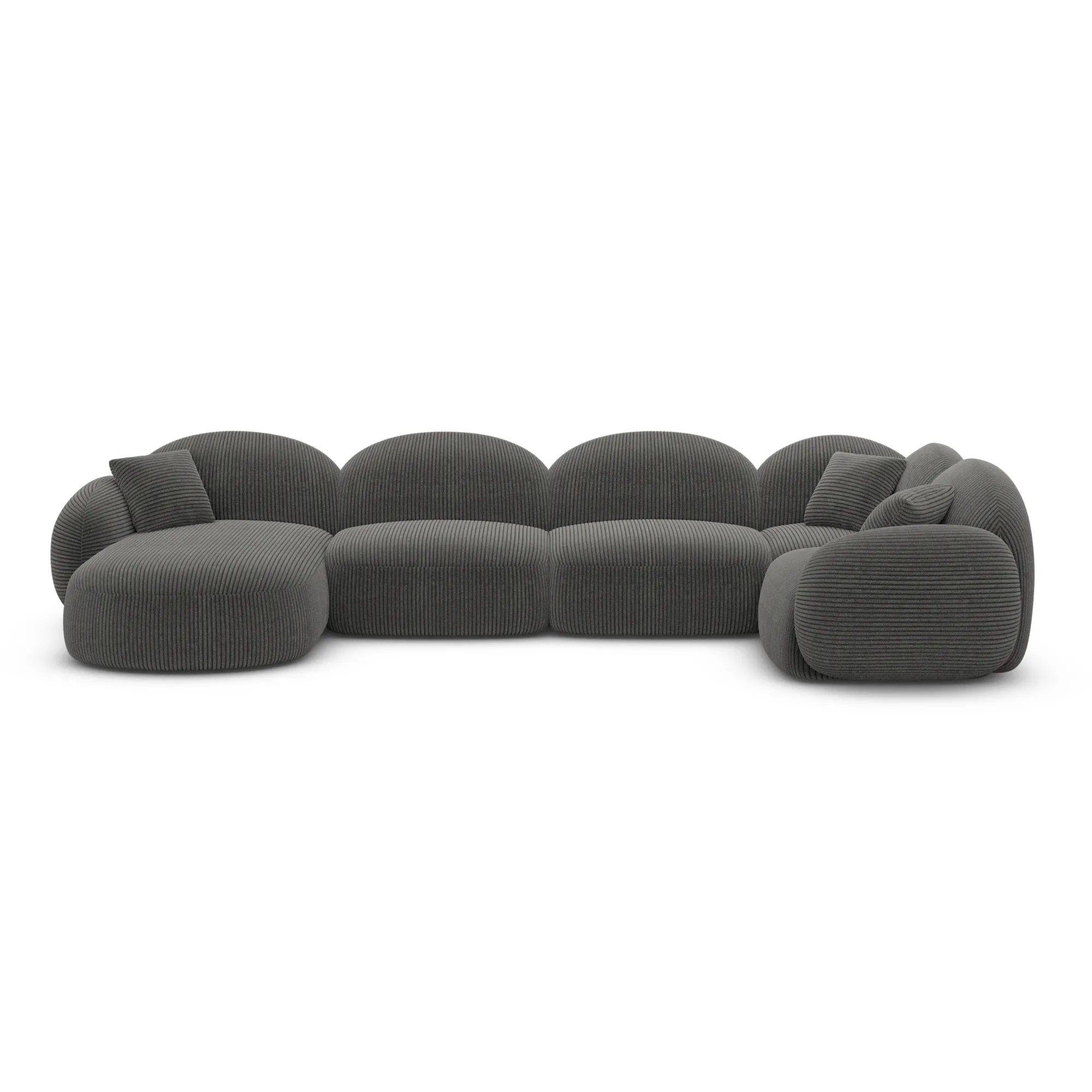 Cord U-Form XL Wohnlandschaft Lumira – Bild 10