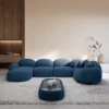 Strukturstoff U-Form XL Wohnlandschaft Lumira – Bild 14
