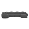 Bouclé U-Form XL Wohnlandschaft Lumira – Bild 14