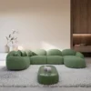 Strukturstoff U-Form XL Wohnlandschaft Lumira – Bild 5
