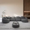 Echtleder U-Form XL Wohnlandschaft Lumira – Bild 14