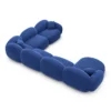 Samtstoff U-Form XXL Wohnlandschaft Lumira – Bild 39