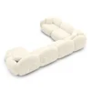 Cord U-Form XXL Wohnlandschaft Lumira – Bild 32