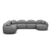 Echtleder U-Form XXL Wohnlandschaft Lumira – Bild 39