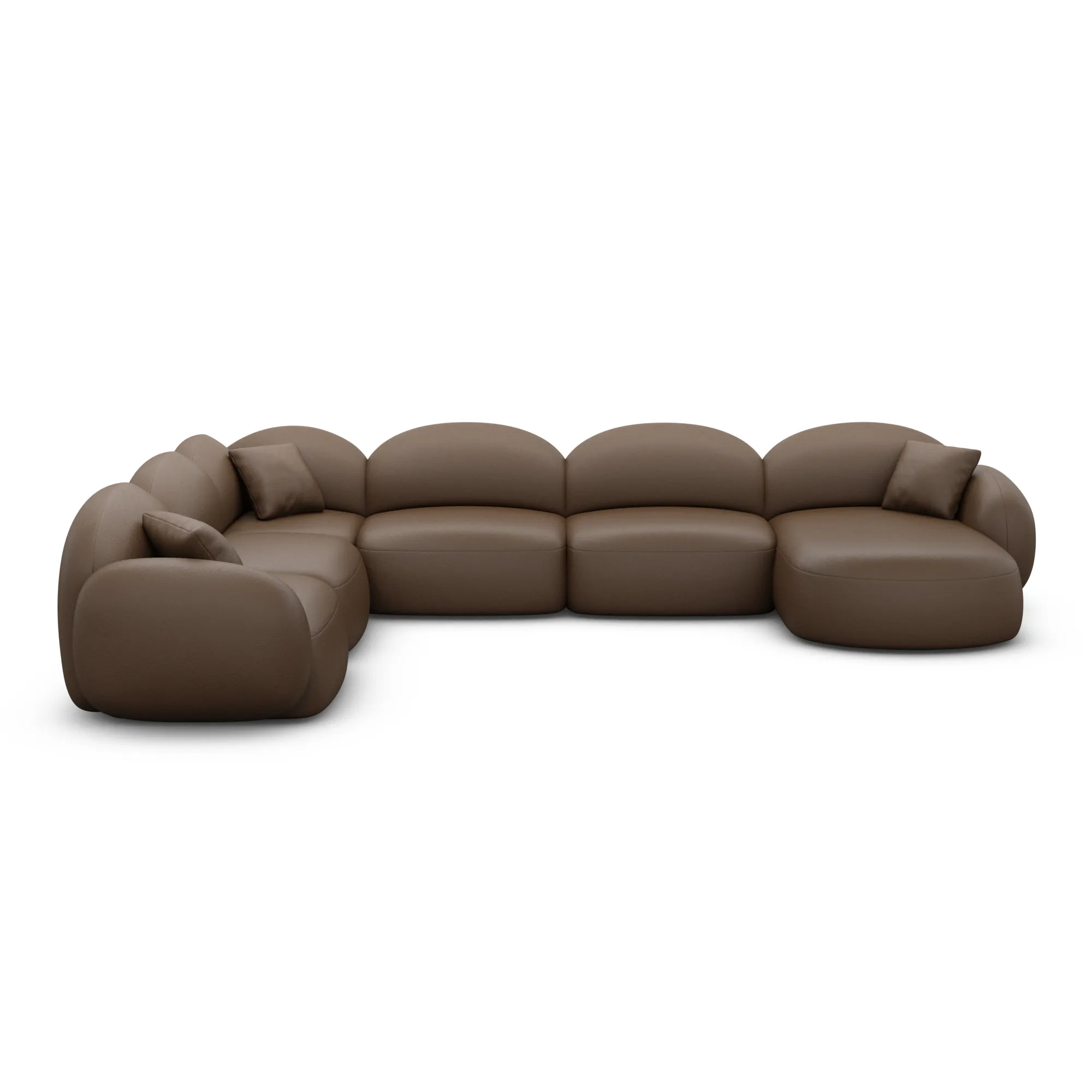 Kunstleder U-Form XXL Wohnlandschaft Lumira – Bild 54