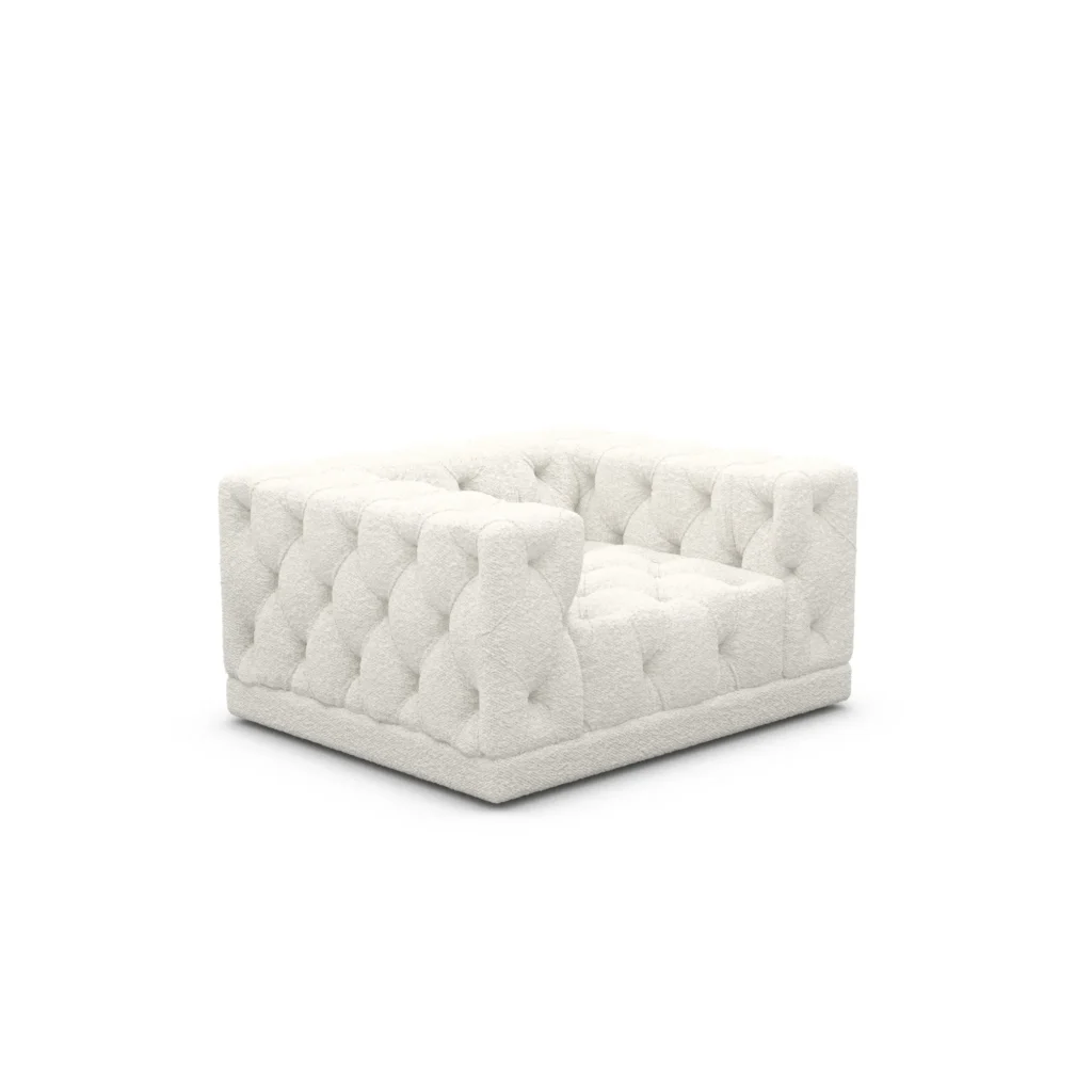 Bouclé Sessel Meliva