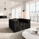 Samtstoff Sessel Meliva