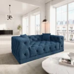 Strukturstoff 2-Sitzer Couch Meliva
